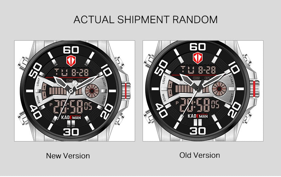 YSYH Men Army Sport Watches Male Military Stainless Quartz Clock Top Brand Mens LED Analog Digital Watch Relogio Masculino