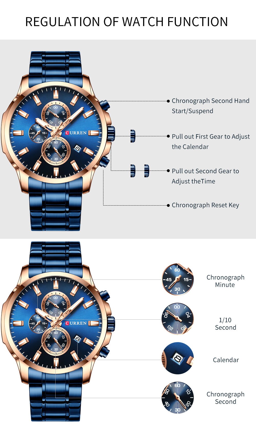 YSYH Fashion Watches Men Coffee Clock Men Quartz Wristwatch Stainless Steel Band Chronograph Watch Male