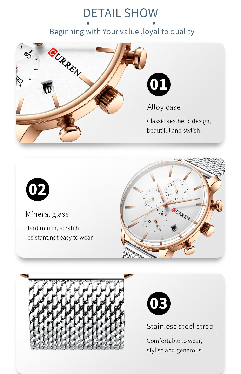YSYH Men Luxury Quartz Military Watch Stainless Steel Band Wrist Watches Clock Date Dropshipping