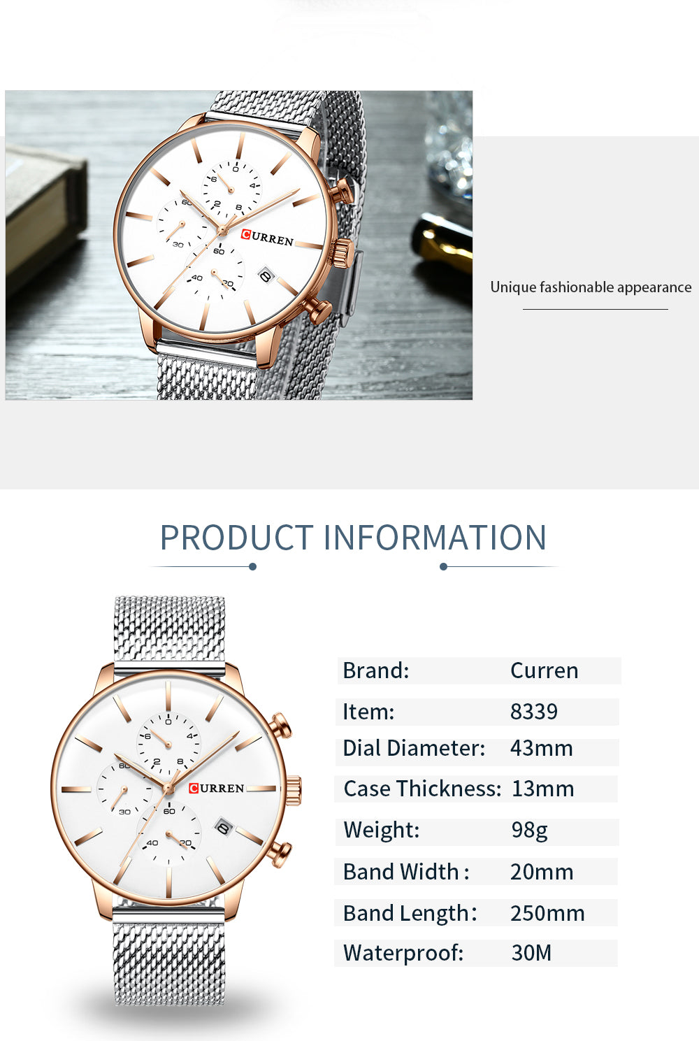 YSYH Men Luxury Quartz Military Watch Stainless Steel Band Wrist Watches Clock Date Dropshipping