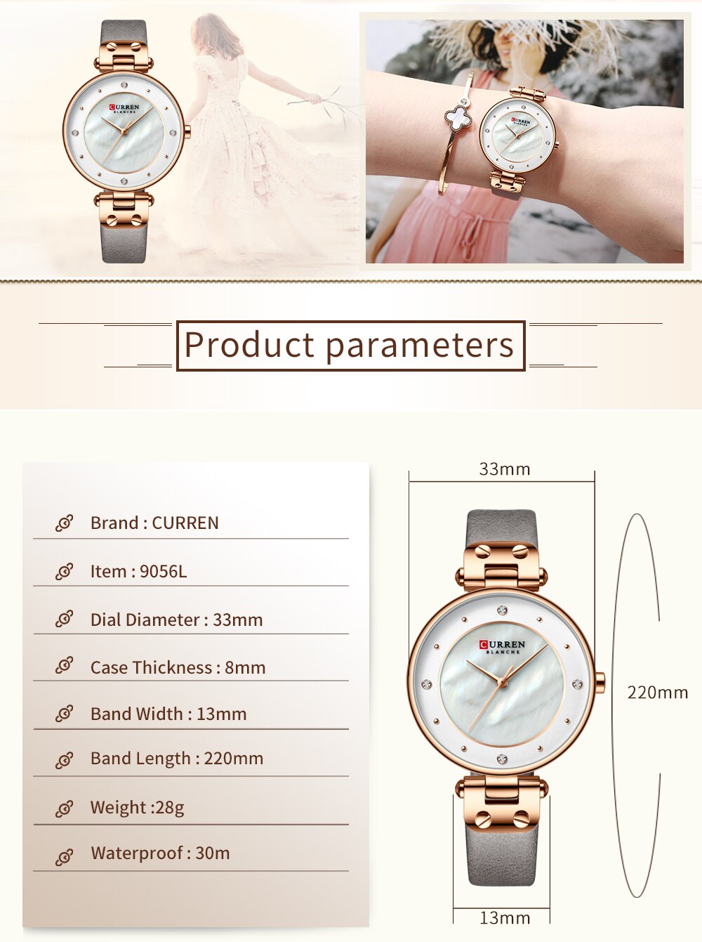 YSYH Women Watches Reloj Mujer Luxury Leather Strap Wristwatch for Women Blue Clock Stylish Quartz Ladies Watch