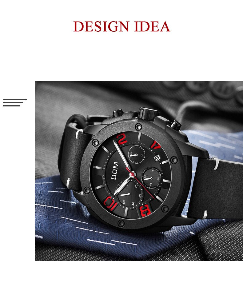 YSYH brand military series men's watch waterproof sports man quartz wristwatch business casual clock male chronograph New