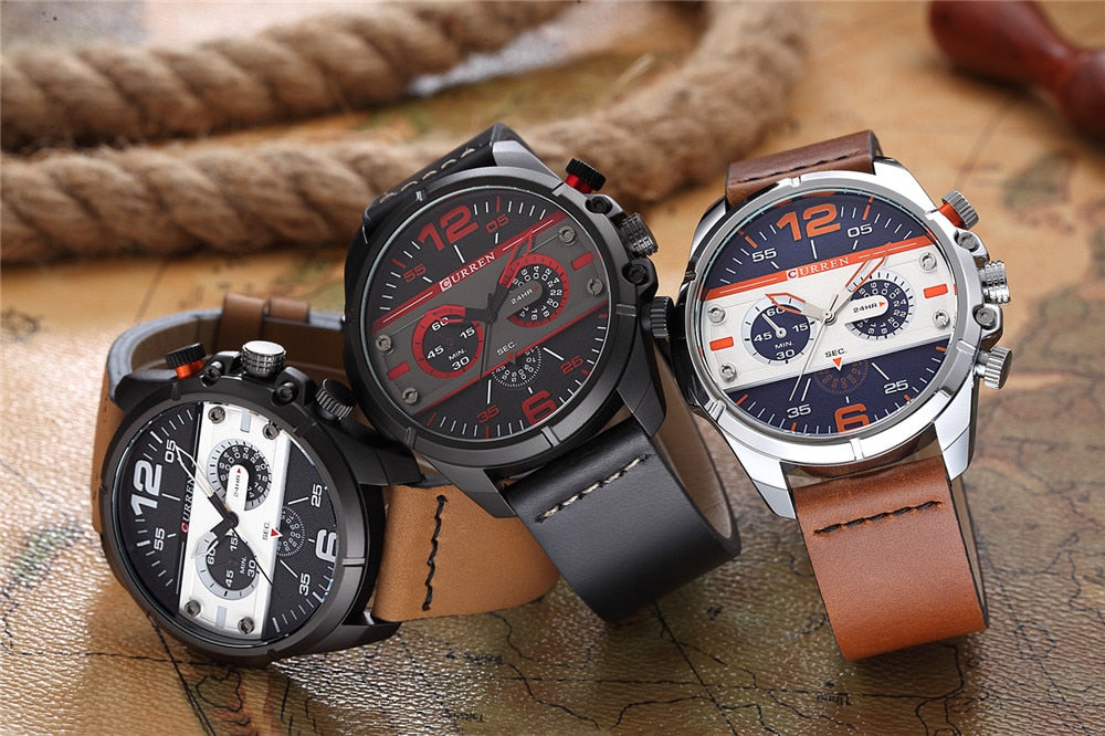 YSYH Men Watches Luxury Brand Sports Wristwatch Army Military Quartz Male Clock