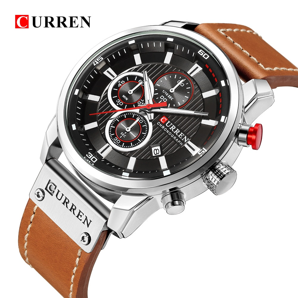 YSYH Quartz Men Watches Luxury Male Clock Chronograph Sport Mens Wrist Watch