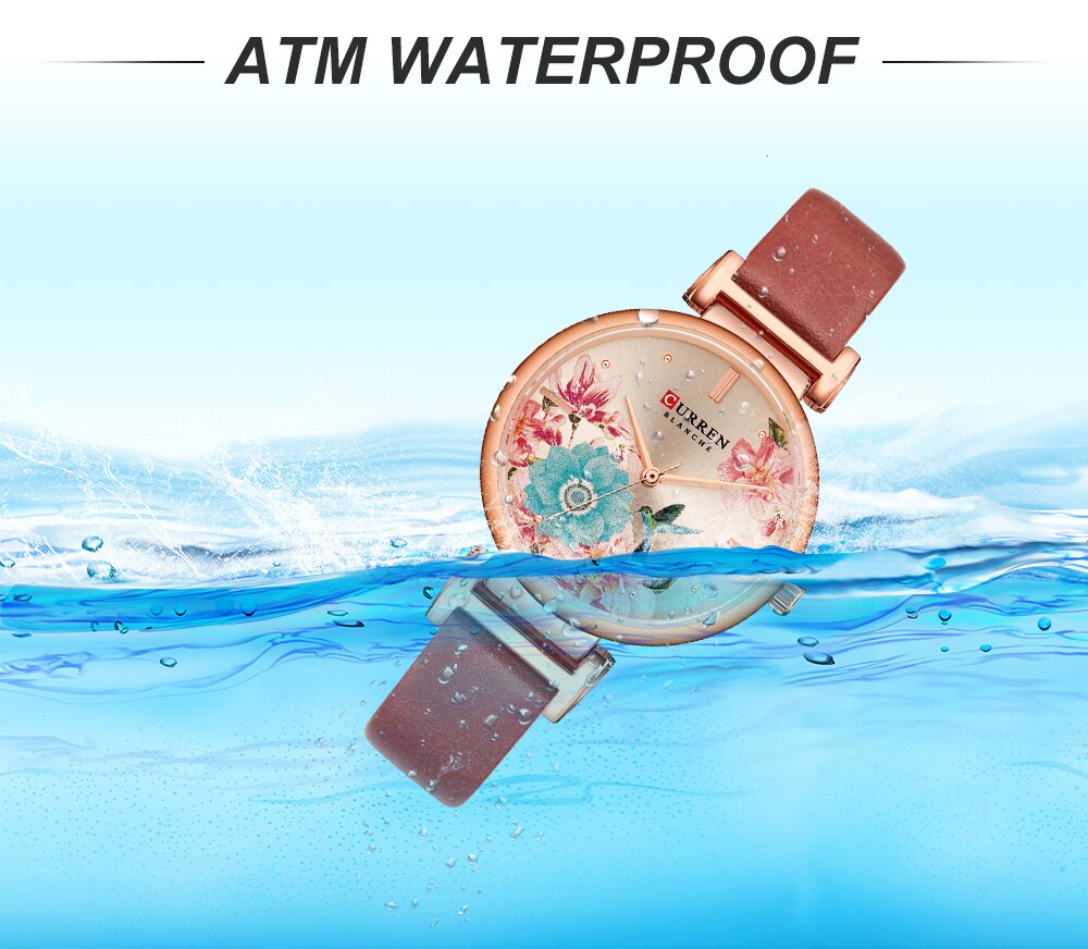 YSYH Leather Women Watch Summer Quartz Ladies Wristwatch Relojes Female Clock Fashion Flower Dial Reloj Mujer