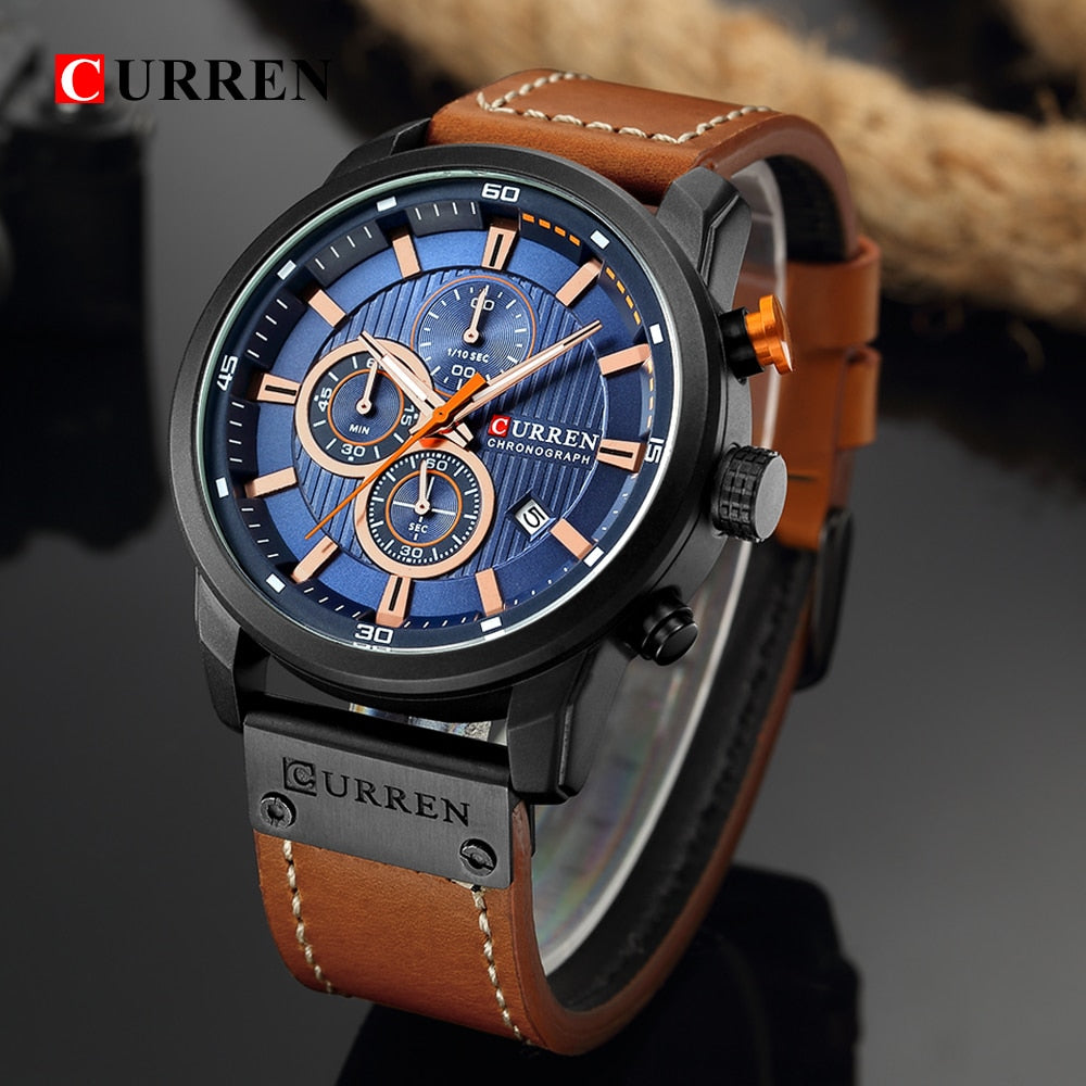 YSYH Quartz Men Watches Luxury Male Clock Chronograph Sport Mens Wrist Watch