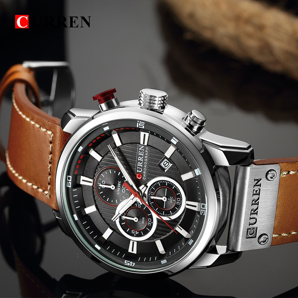 YSYH Quartz Men Watches Luxury Male Clock Chronograph Sport Mens Wrist Watch