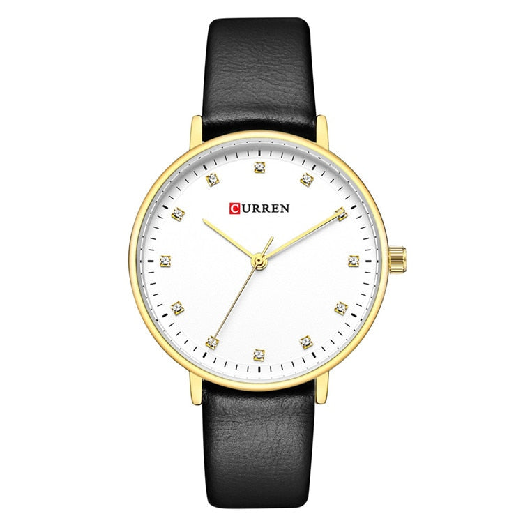 YSYH Fashion Leather Ladies Watches Analog Quartz Female Clock Luxury Women Rhinestone Watches Valentine Gifts
