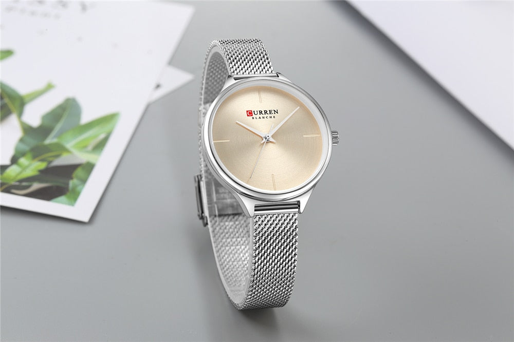 YSYH Ladies Watches Minimalist Wrist Watch for Women Casual Fashion Leather Strap Quartz Female Clock Simple Classy Watch