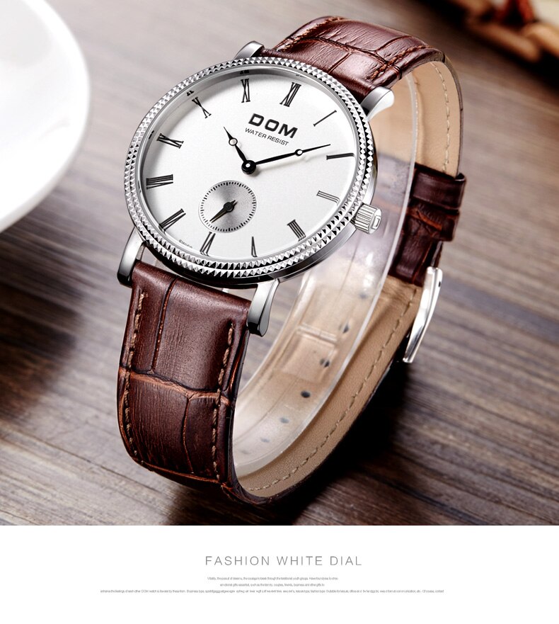 YSYH Luxury Business Casual Watch Male Retro Style Independent Stopwatch High Quality Movement Quartz Qolok Men 6mm Ultra-thin