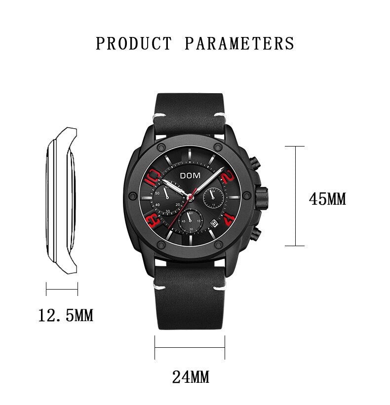 YSYH brand military series men's watch waterproof sports man quartz wristwatch business casual clock male chronograph New