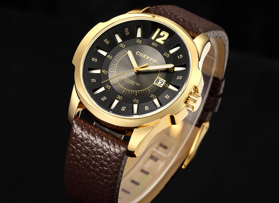 YSYH Men's Sports Quartz Watch Men Luxury er Watch Man Quartz Gold Clock