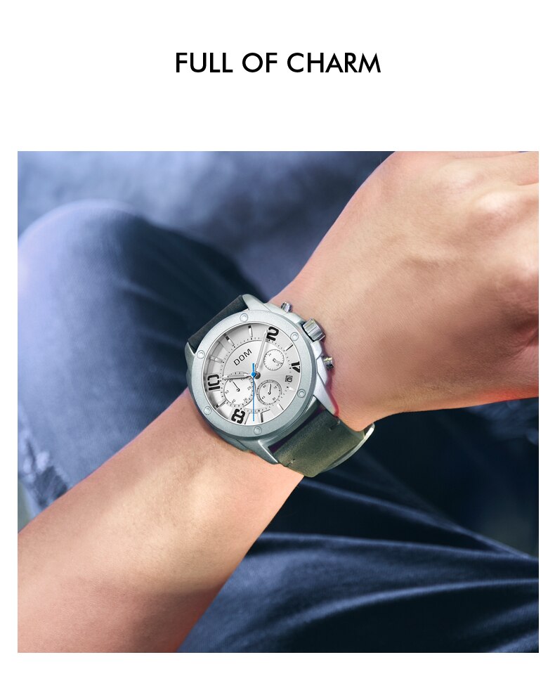 YSYH brand military series men's watch waterproof sports man quartz wristwatch business casual clock male chronograph New