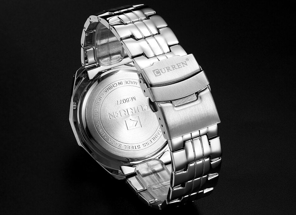 Fashion Full Stainless Steel Watches For Men YSYH Casual Quartz Mens Wrist Watch Waterproof Male Clock Gentleman Relojes Gift