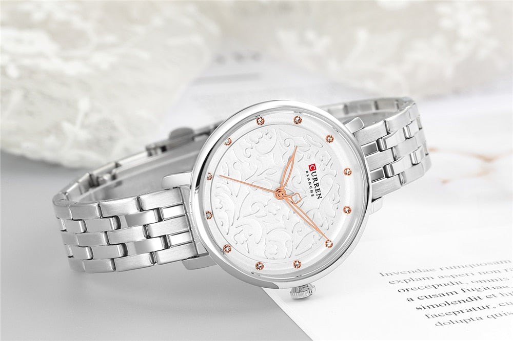 YSYH Women Watches Pink Leather Wristwatch with Rhinestone Ladies Clock Fashion Luxury Quartz Watch Relogio Feminino