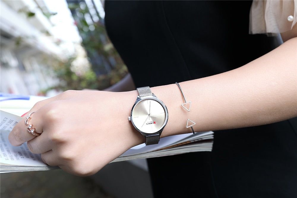 YSYH Ladies Watches Minimalist Wrist Watch for Women Casual Fashion Leather Strap Quartz Female Clock Simple Classy Watch