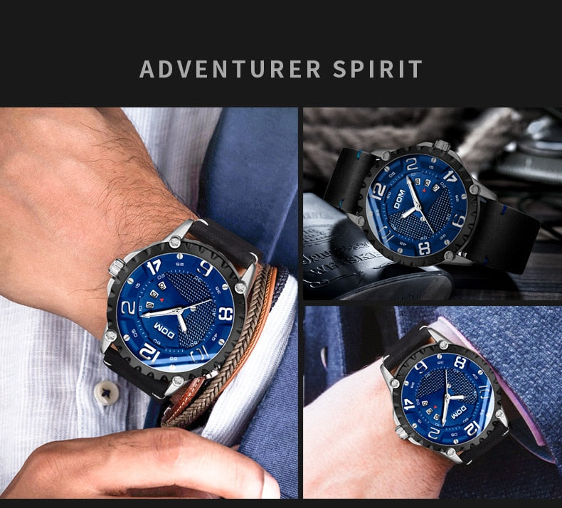 YSYH men's sports waterproof watch man multi-function casual fashion quartz wristwatch New Father's Day gift