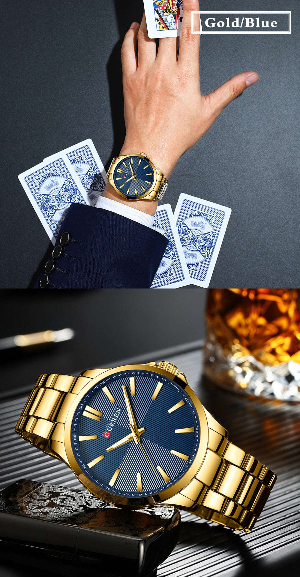 Men Watches Luxury Brand Stainless Steel Mens Watch YSYH Wristwatch Man Clock Waterproof 30 M Relojes
