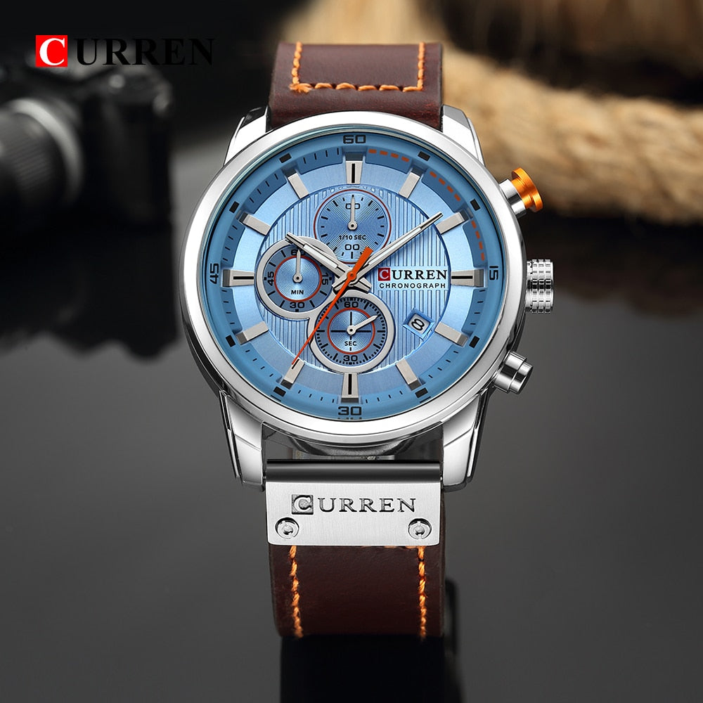 YSYH Quartz Men Watches Luxury Male Clock Chronograph Sport Mens Wrist Watch