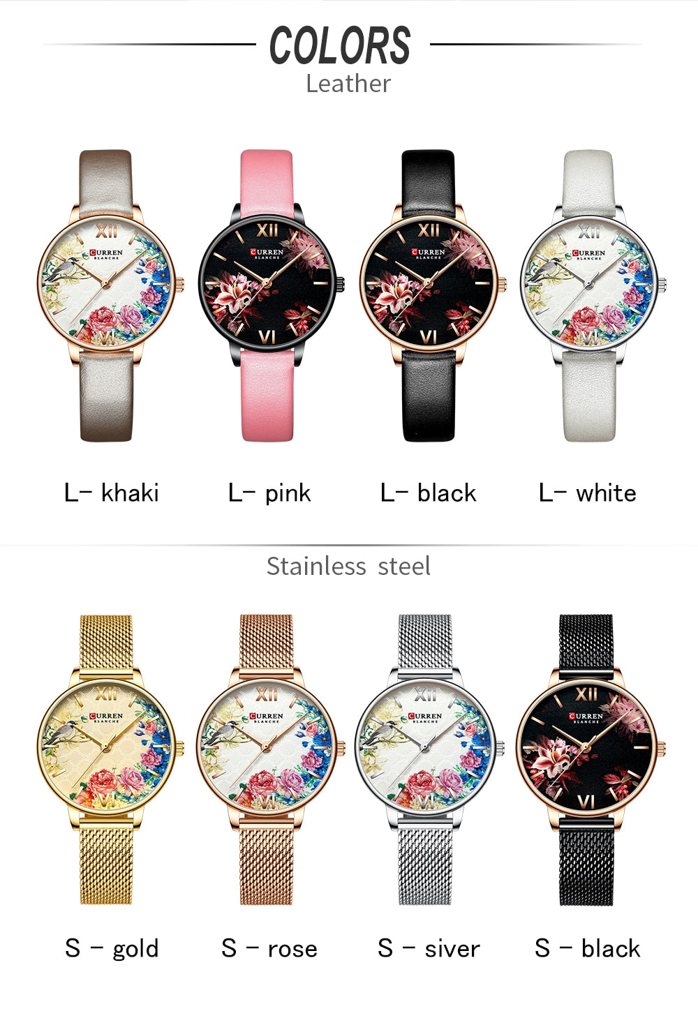 YSYH White Leather Watch for Women Watches Fashion Flower Quartz Wristwatch Female Clock Reloj Mujer Charms Ladies Gift