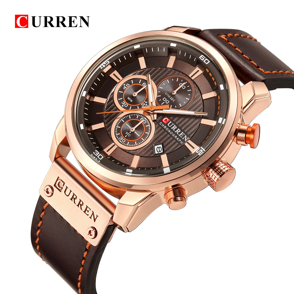 YSYH Quartz Men Watches Luxury Male Clock Chronograph Sport Mens Wrist Watch