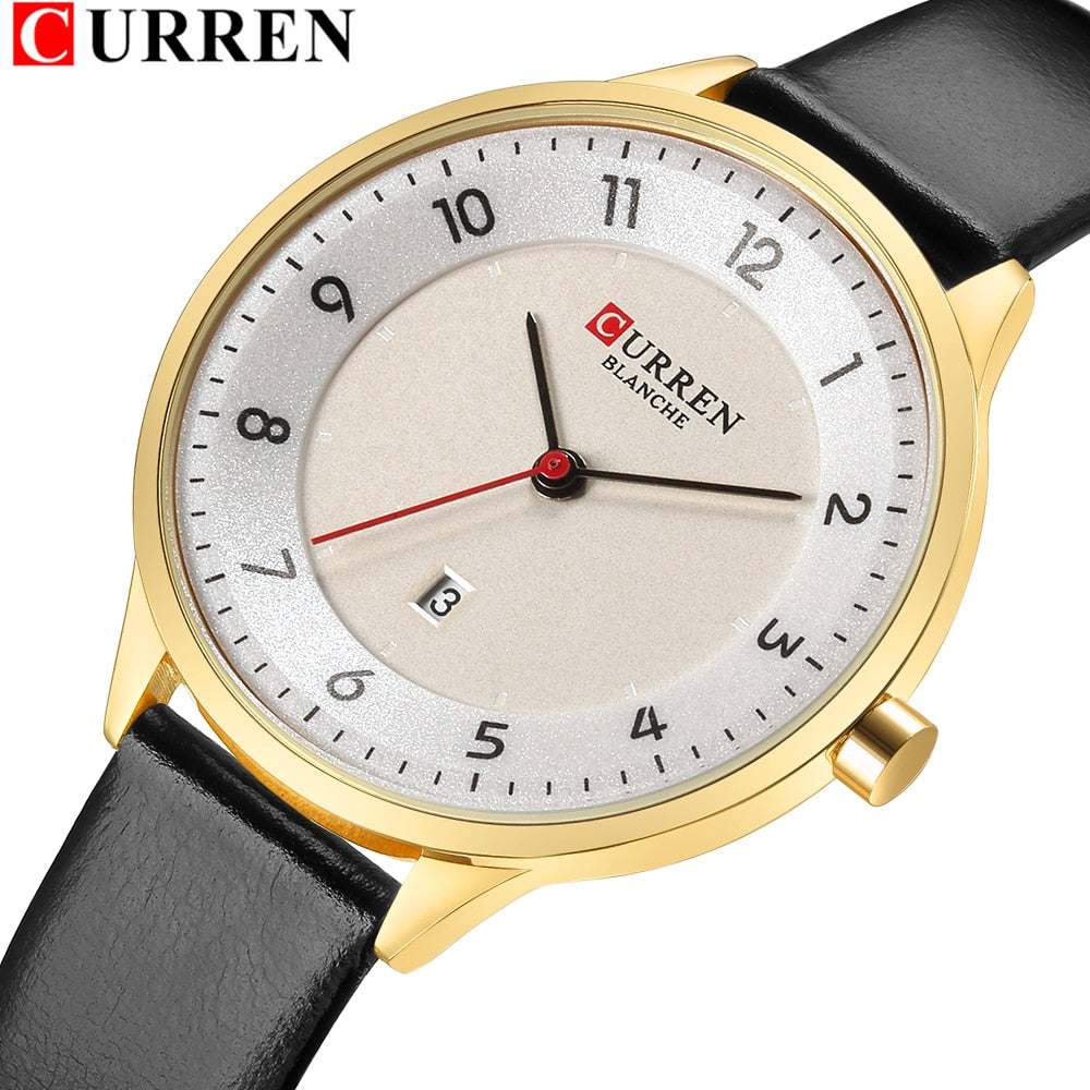 YSYH Charm Leather Watches Women Classic Digital Analog Quartz Wristwtatch Ladies Dress Watch With Date 9035 Relogio Feminino