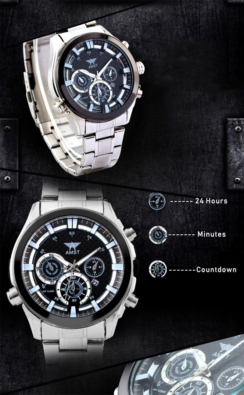 YSYH Mens Watches Top Brand Luxury Men's Sports Wrist Watch Men Waterproof Quartz Clock Relogio Masculino New