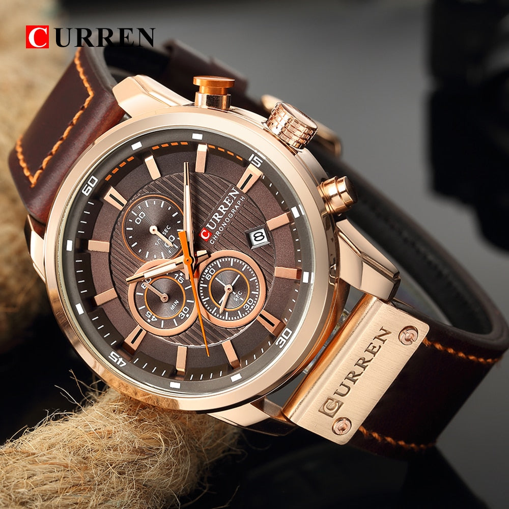 YSYH Quartz Men Watches Luxury Male Clock Chronograph Sport Mens Wrist Watch