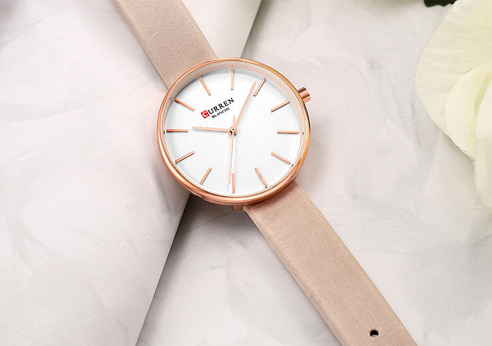 YSYH Fashion Slim Quartz Watches Ladies Leather Strap Wristwatch Womens Watch Black Clock Female Casual Accessories Relojes