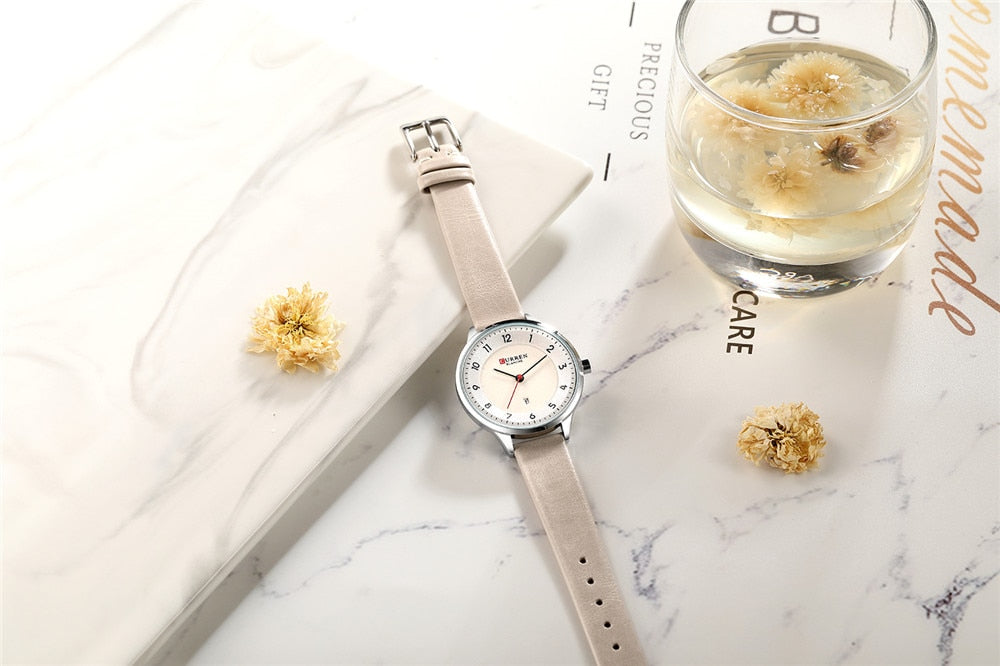 YSYH Charm Leather Watches Women Classic Digital Analog Quartz Wristwtatch Ladies Dress Watch With Date 9035 Relogio Feminino