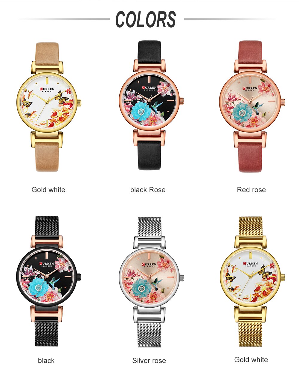 YSYH Leather Women Watch Summer Quartz Ladies Wristwatch Relojes Female Clock Fashion Flower Dial Reloj Mujer