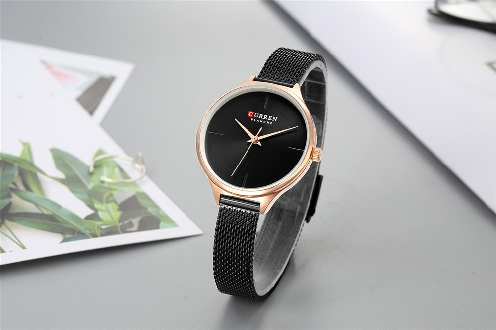 YSYH Ladies Watches Minimalist Wrist Watch for Women Casual Fashion Leather Strap Quartz Female Clock Simple Classy Watch