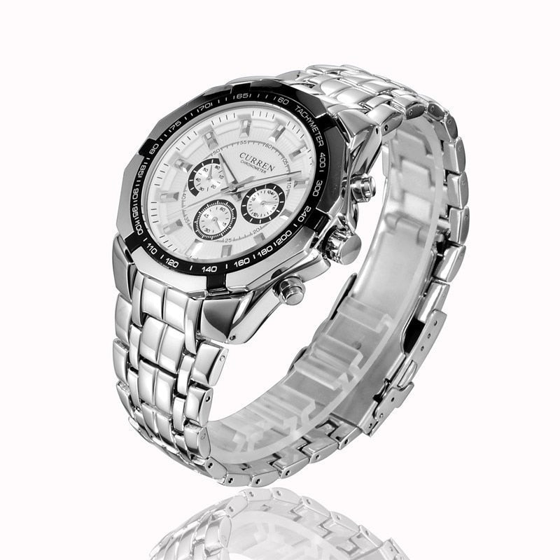Luxury Watch YSYH Casual Military Quartz Sports Wristwatch Full Steel Waterproof Men's Clock