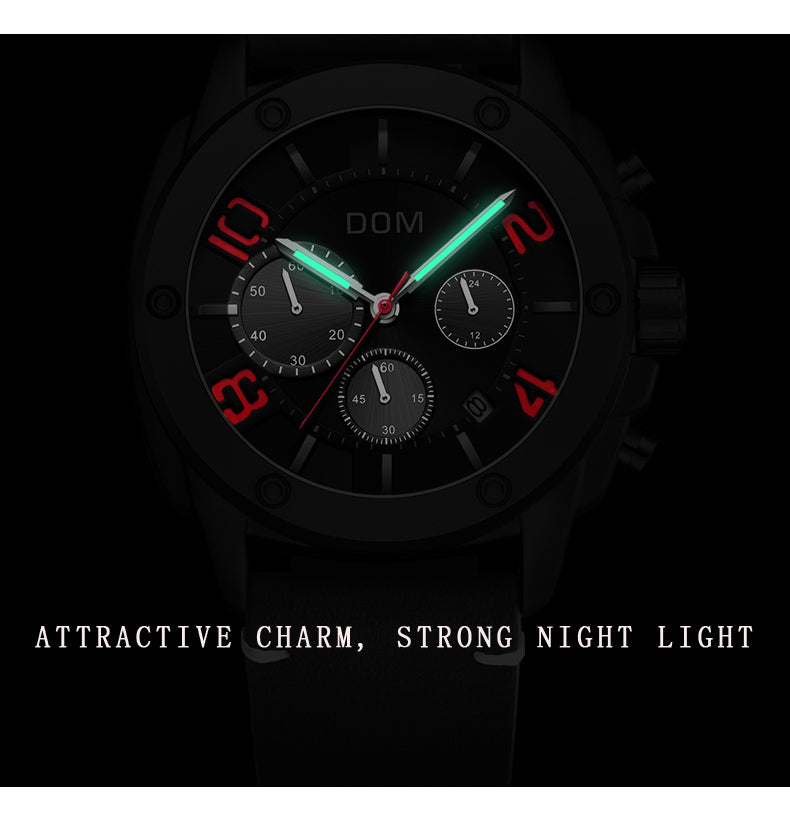 YSYH brand military series men's watch waterproof sports man quartz wristwatch business casual clock male chronograph New