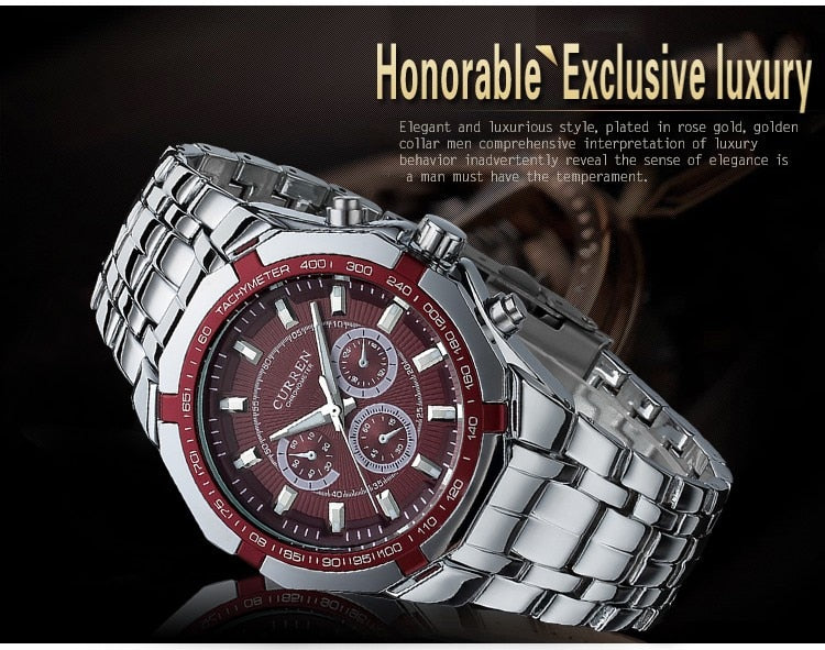 Luxury Watch YSYH Casual Military Quartz Sports Wristwatch Full Steel Waterproof Men's Clock