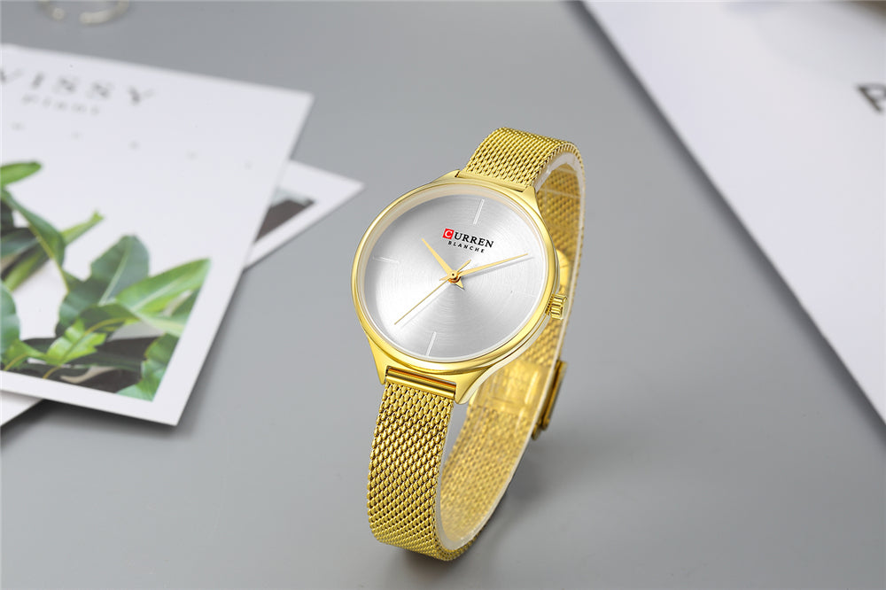 YSYH Ladies Watches Minimalist Wrist Watch for Women Casual Fashion Leather Strap Quartz Female Clock Simple Classy Watch