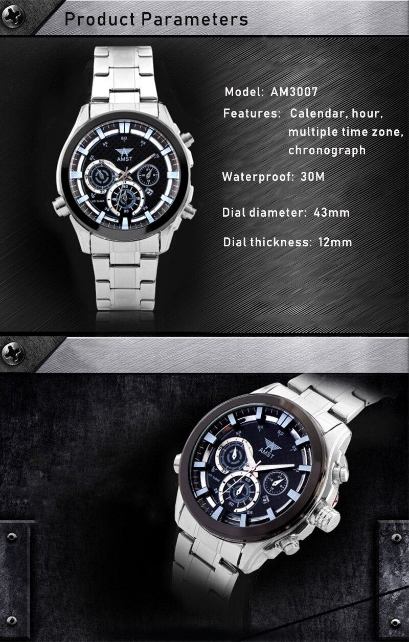 YSYH Mens Watches Top Brand Luxury Men's Sports Wrist Watch Men Waterproof Quartz Clock Relogio Masculino New