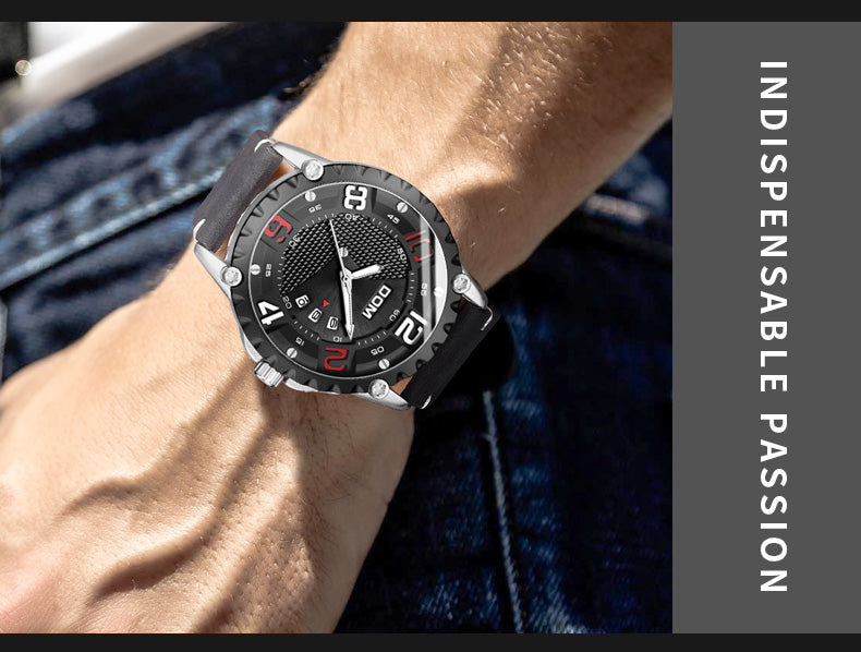 YSYH men's sports waterproof watch man multi-function casual fashion quartz wristwatch New Father's Day gift