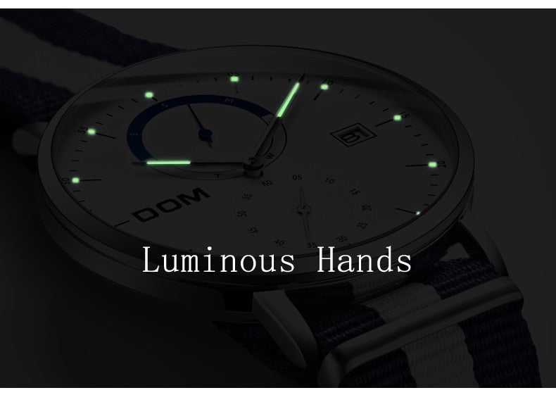 YSYH Simple style men's quartz watch fashion casual waterproof watch