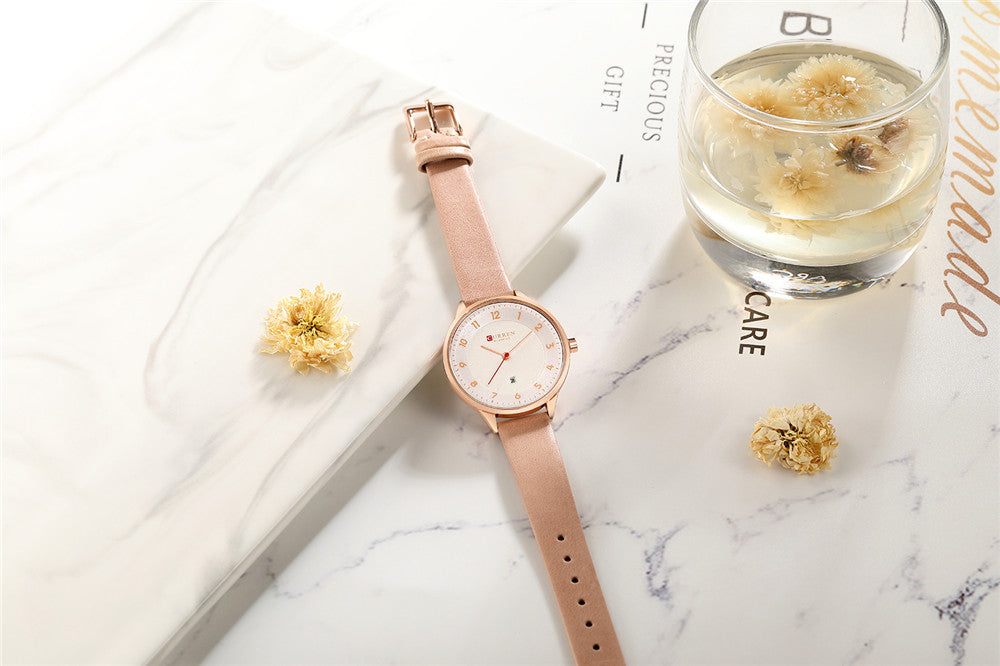 YSYH Charm Leather Watches Women Classic Digital Analog Quartz Wristwtatch Ladies Dress Watch With Date 9035 Relogio Feminino