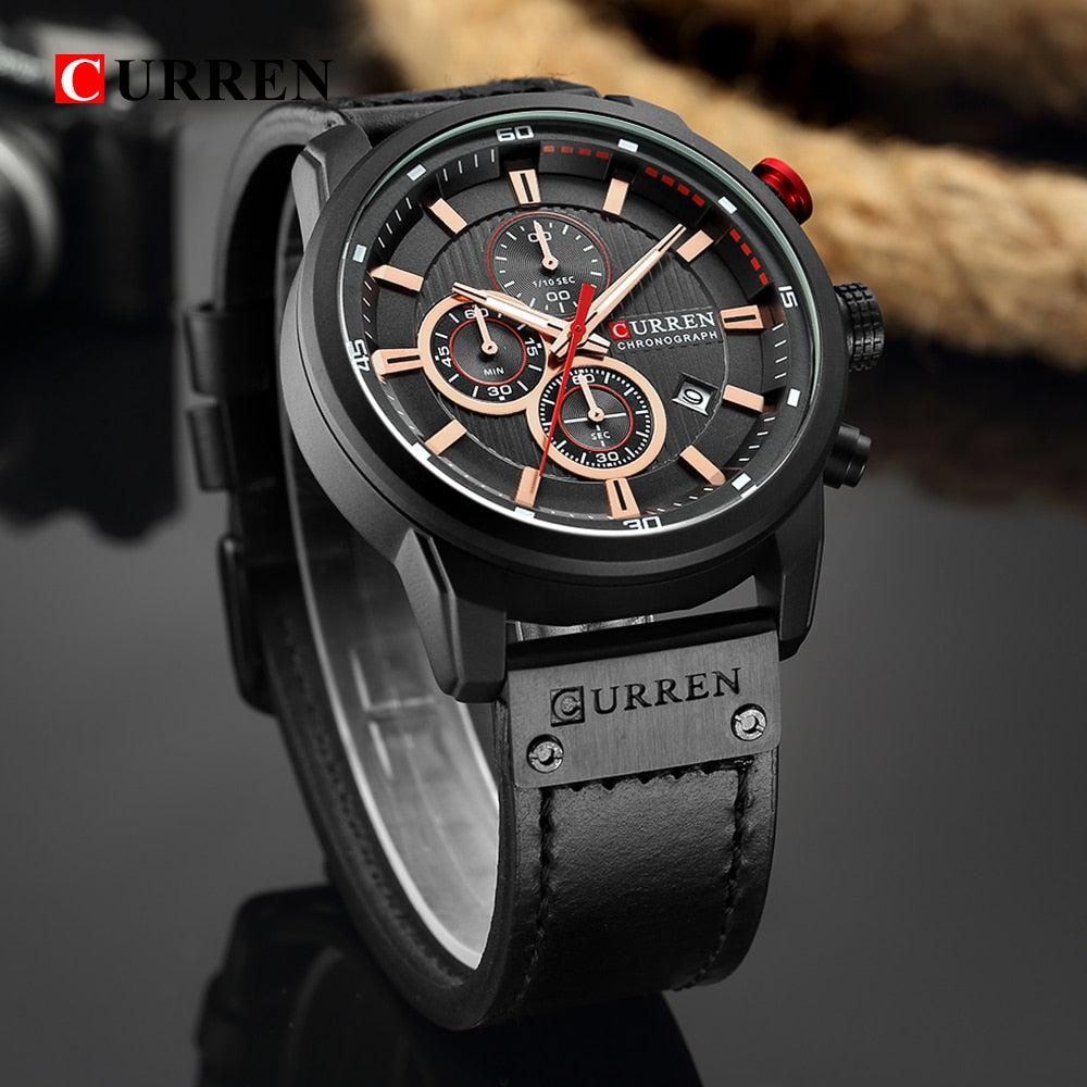 YSYH Quartz Men Watches Luxury Male Clock Chronograph Sport Mens Wrist Watch