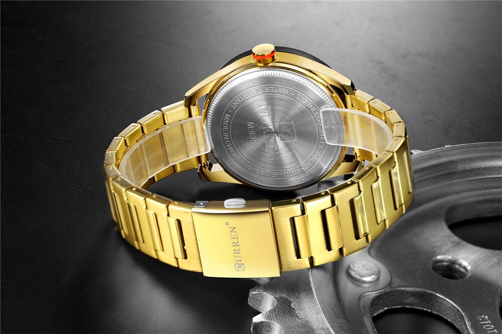 YSYH Luxury Watches Mens Casual Quartz Watch Male Clock Stainless Steel Band Waterproof Wristwatch with Week