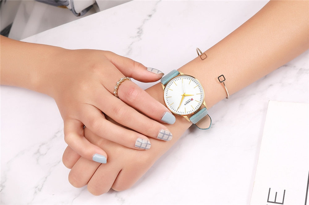 YSYH Fashion Simple Womens Watches Dress Quartz Leather Wristwatch For Ladies Life Waterproof Clock Female bayan kol saati