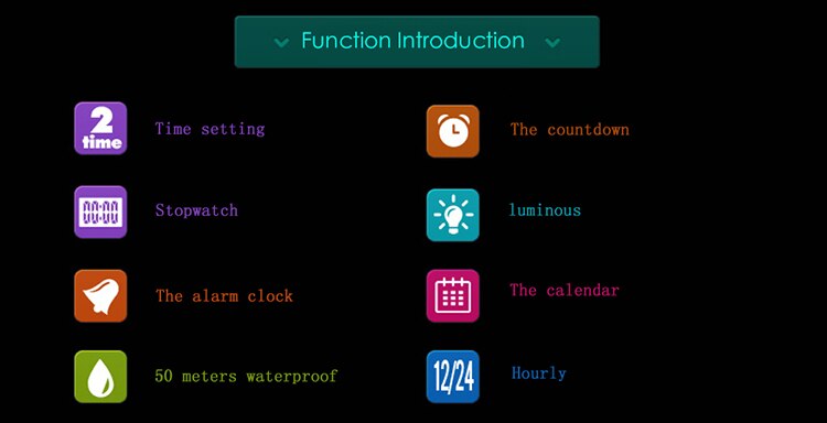 YSYH New Men's Wristwatch Clock Digital Dual Display Watch Male Multi-function Quartz Clock 50M Waterproof Chronograph