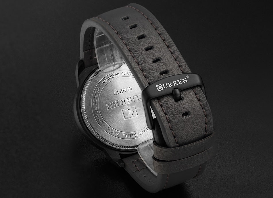 YSYH Quartz Watch Men Luxury Leather Casual Sport Clock Men Wristwatches