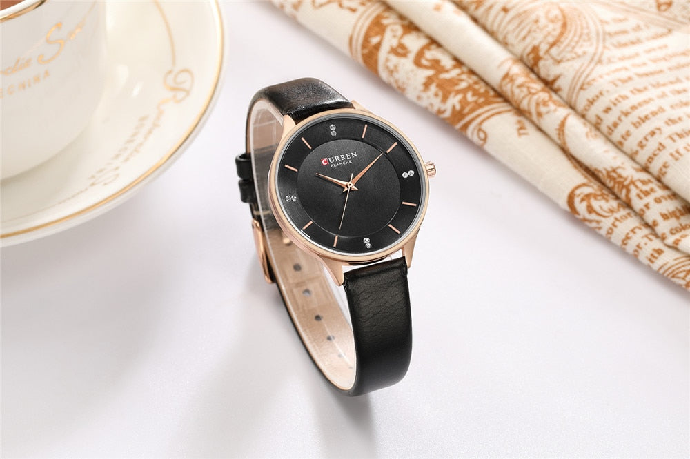 YSYH Luxury Brand Charm Rhinestone Wrist Watches Ladies Dress Analog Quartz Watch Women Leather Female Clock bayan kol saati