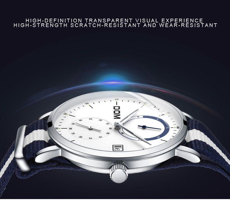 YSYH Simple style men's quartz watch fashion casual waterproof watch
