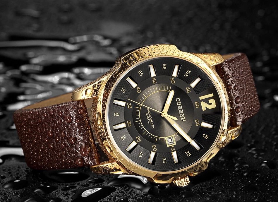 YSYH Men's Sports Quartz Watch Men Luxury er Watch Man Quartz Gold Clock