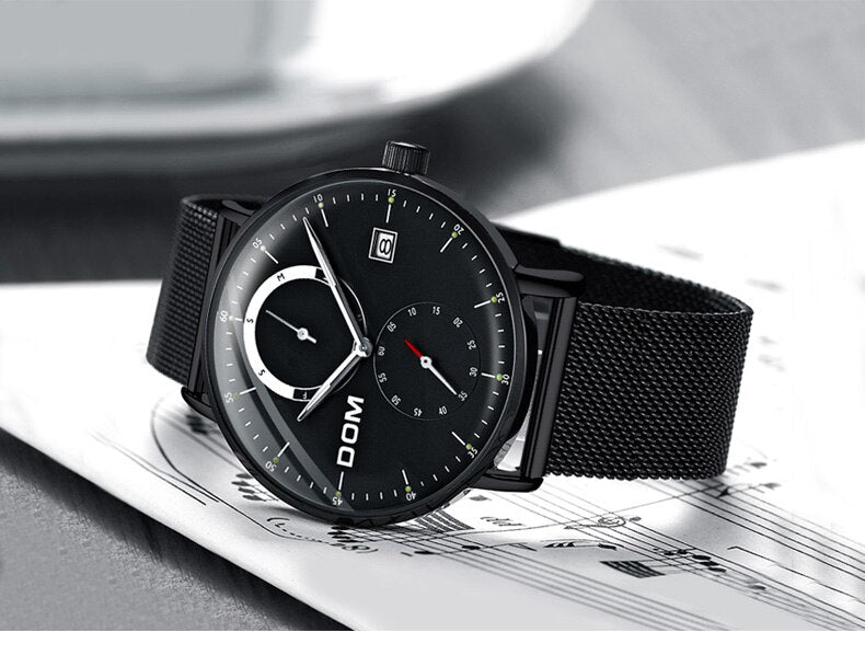 YSYH Simple style men's quartz watch fashion casual waterproof watch