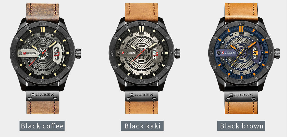 YSYH Luxury Brand Analog sports Wristwatch Display Date Men's Quartz Watch